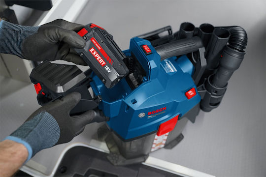 Bosch Pro Επαναφορτιζόμενη Σκούπα Υγρών / Στερεών Χωρίς Φορτιστή και Μπαταρία με Πλαστικό Κάδο 6lt