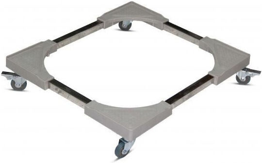 5351 Adjustable Base For Washer/Kitchen/Fridge made of Metal with Wheels 1pcs