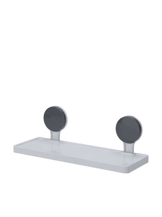 MRShome Wall Mounted Bathroom Shelf Plastic 32x11.5x11.7cm White