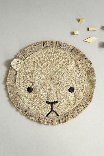 Nima Lion King Natural Детски Килим Бежов 60x60см