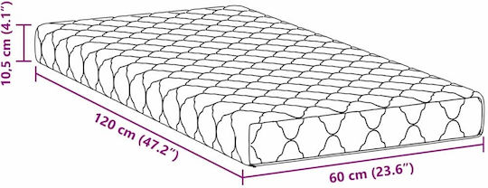 vidaXL Mattress Kids Bed 60cmx120cm