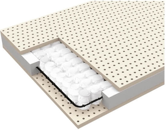 Greco Strom Ανατομικό Στρώμα Κούνιας Μίνωας με Latex 75cmx140cmx12cm