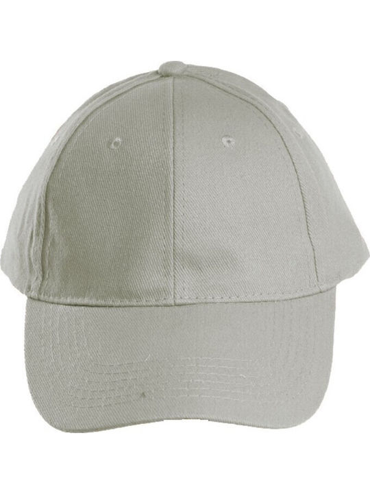 Stealth 00835 Six-Panel Jockey Cap 100% Brushed Cotton Grey