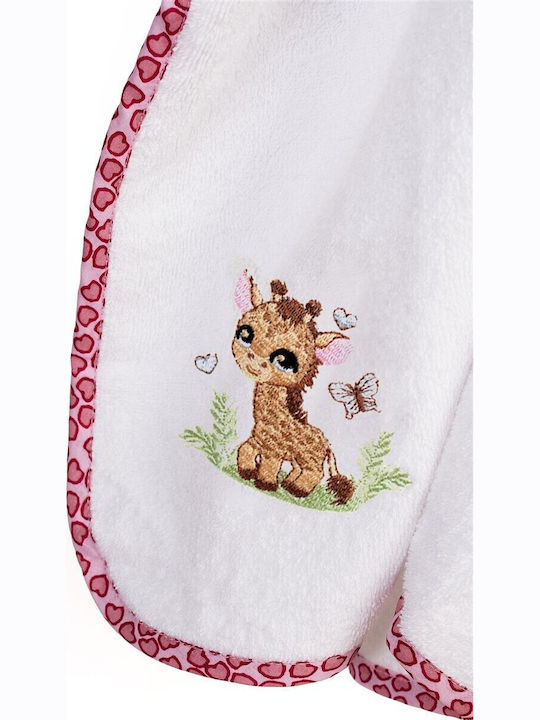 Dimcol Baby Bath Towel-Bathrobe Hooded 75x85cm Dimcol Baby Bath Towel-Bathrobe Hooded 75x85cm