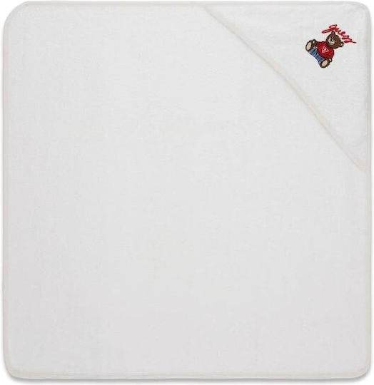 Guess Βρεφική Κάπα-Μπουρνούζι με Κουκούλα Unisex 70x70εκ.