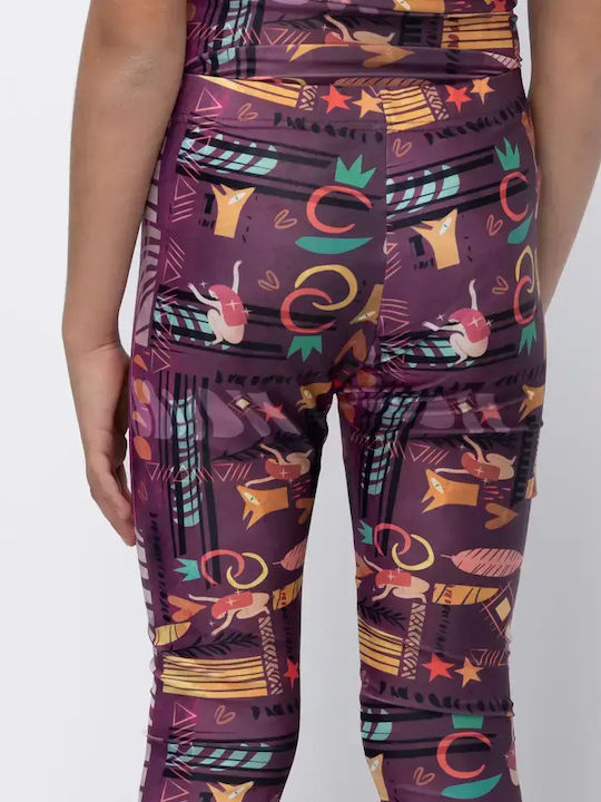 Kids Long Legging Pastel Purple