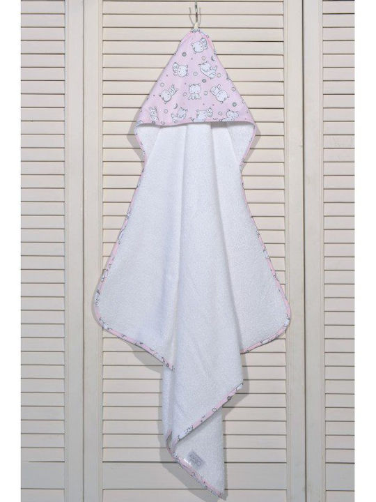 Baby Oliver Baby-Badetuch mit Kapuzen 75x75cm Baby Oliver Baby-Badetuch mit Kapuzen 75x75cm