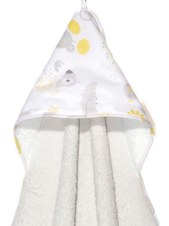 Baby Oliver Baby-Badetuch mit Kapuzen 75x75cm Baby Oliver Baby-Badetuch mit Kapuzen 75x75cm
