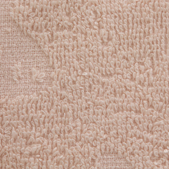 Βρεφικό Πόντσο-Μπουρνούζι με Κουκούλα Sea Pink 55x70εκ.