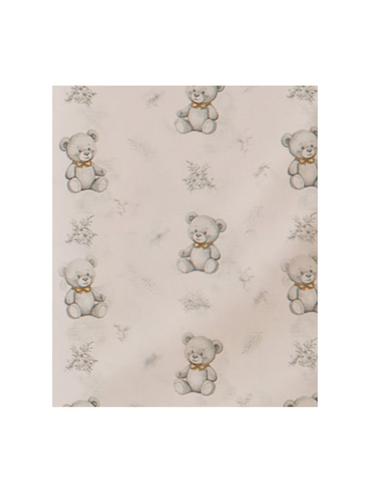 Dimcol Newborn Bear 717 Baby Underpad Cotton White 80x80cm