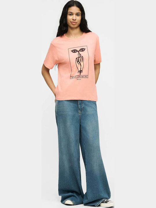 Damen T-shirt Dusty Rosa