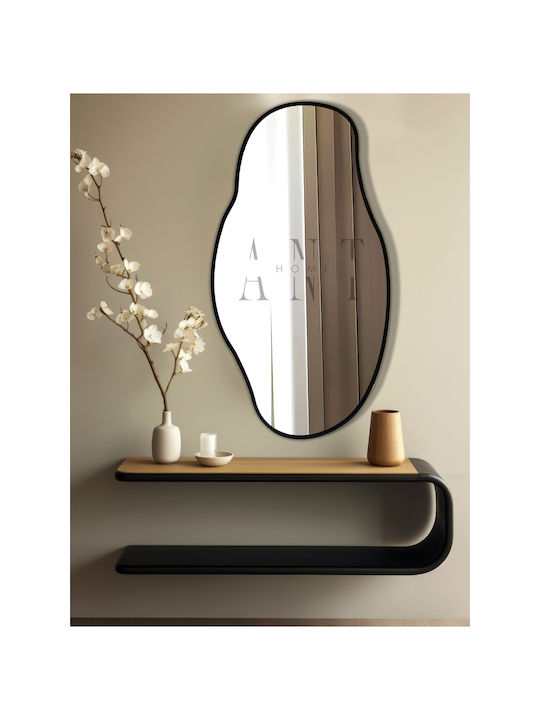 SteweHome Wandspiegel Asymmetrisch Mit Rahmen 75x40cm