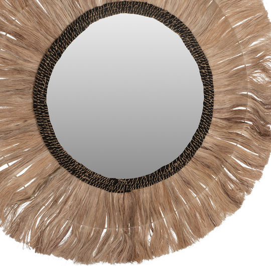 HomeMarkt HM7748 Καθρέπτης Μπεζ Διαμέτρου 100cm HomeMarkt HM7748 Καθρέπτης Μπεζ Διαμέτρου 100cm