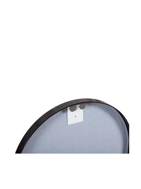 Freebox Wall Mirror Oval with Black Metallic Frame 79.5x60cm 1pcs