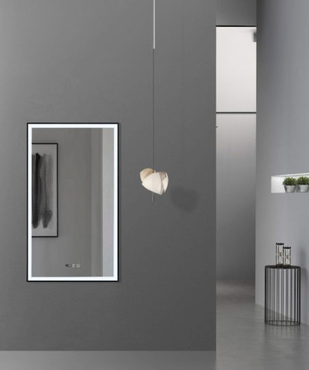 Καθρέπτης Led Κορνίζα Αλουμινίου 70x120εκ Oppticle Sr-09.25.241.08.51