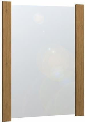 Sarris 482271 Καθρέπτης Ορθογώνιος Καφέ 90x75cm
