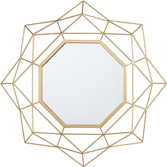 60 cm Gold Wandspiegel Hillion 60 cm Gold Wandspiegel Hillion