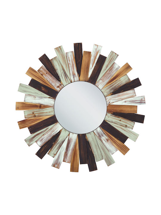 75 Cm Colorful Tampico Wall Mirror