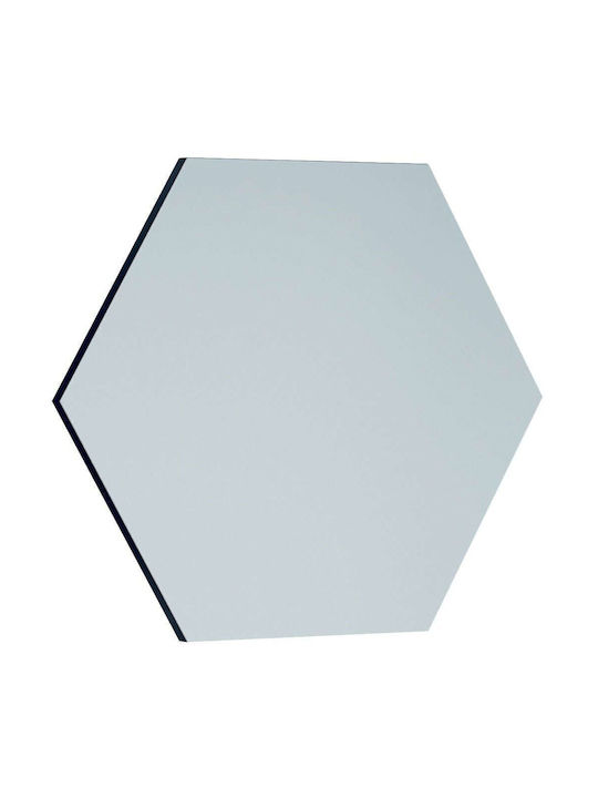 Зео стеннo огледало 116sam1121 70x2.2x60см черно Hanah Home MDF