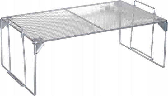 Zeller Metallische Küchenorganisationsständer 43x25x15cm Silber