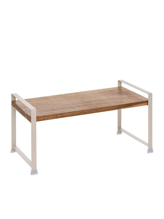5Five Настолна Металик Стойка 40x20x40см Бяла