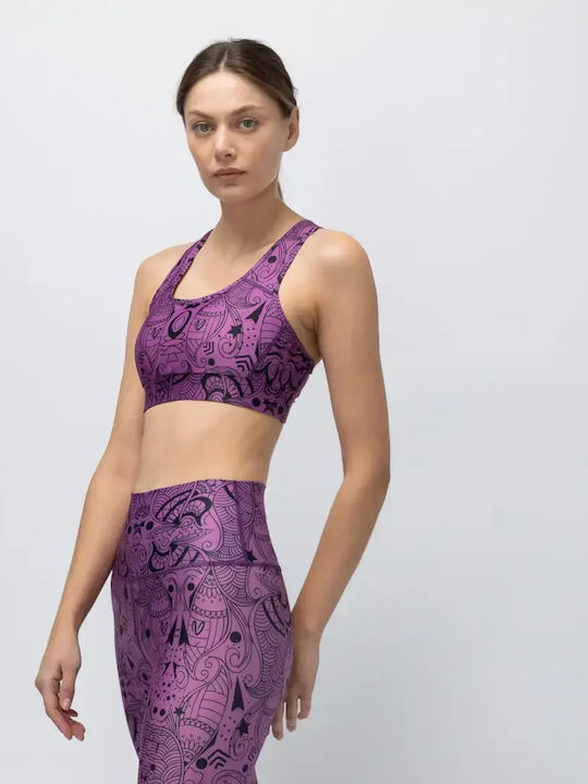 Women's Athletic Sports Bra Purple