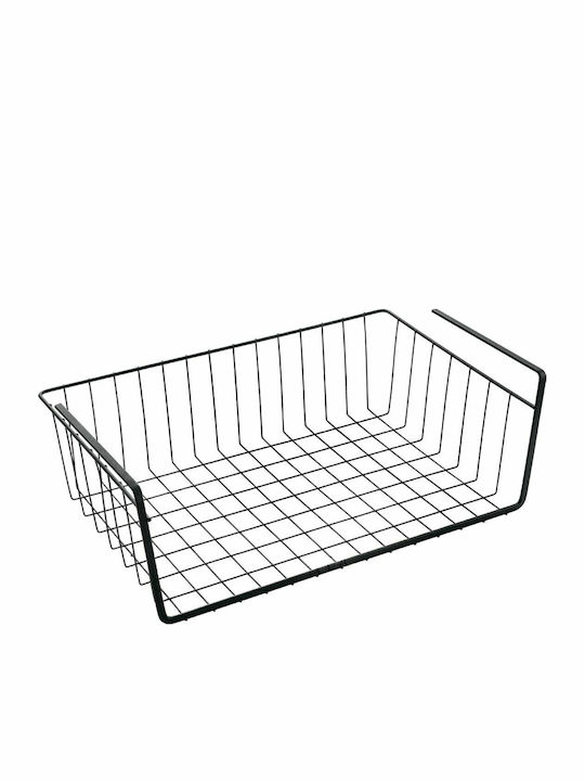 Metaltex Κρεμαστό Ράφι Lava Therm Kanguro Μεταλλικό 40x26x14εκ. Μαύρο