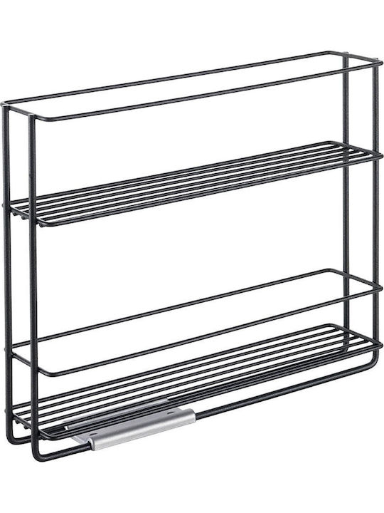 Metaltex Επιτραπέζια Βάση Lava Therm In&Out Μεταλλική 28x6x22εκ. Μαύρη