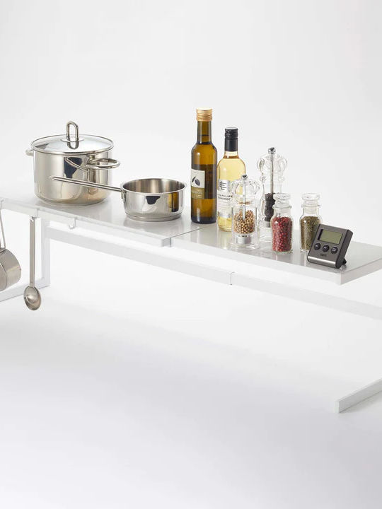 Yamazaki Επιτραπέζια Βάση Μεταλλική 99x22.5x25εκ. Λευκή