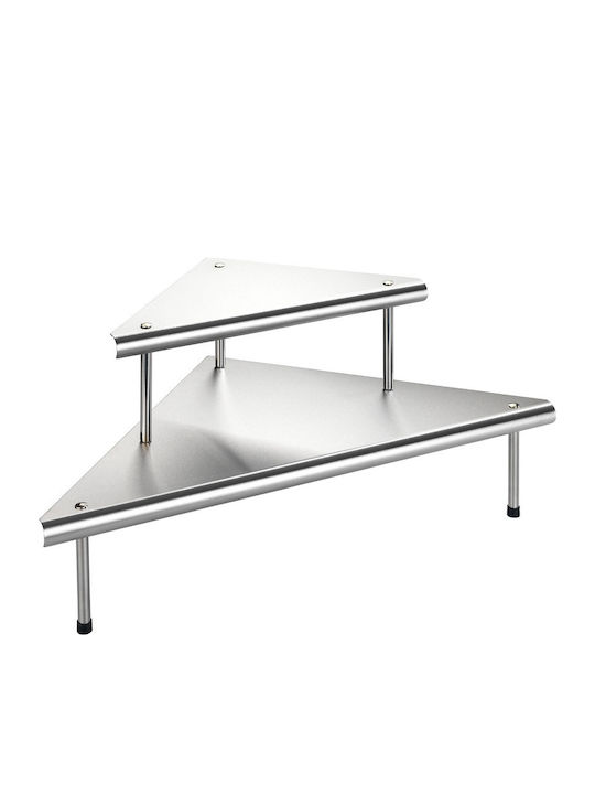 Wenko Επιτραπέζια Βάση Inox 48.5x48.5x31εκ. Ασημί