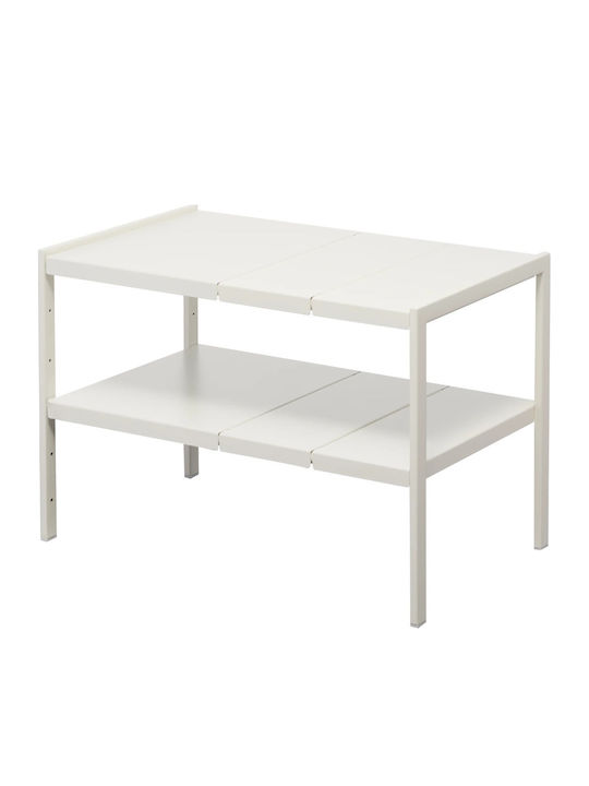 Yamazaki Επιτραπέζια Βάση Μεταλλική 85x30x35εκ. Λευκή