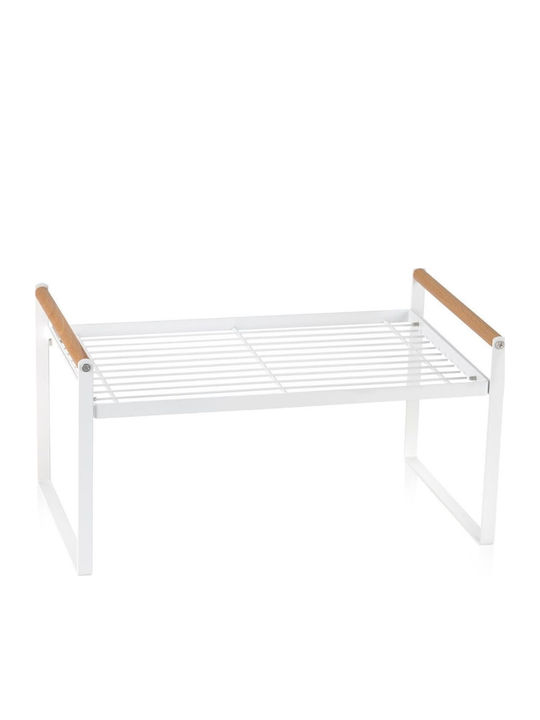 Andrea House Tabletop Metal Base 35x22x18cm Blue