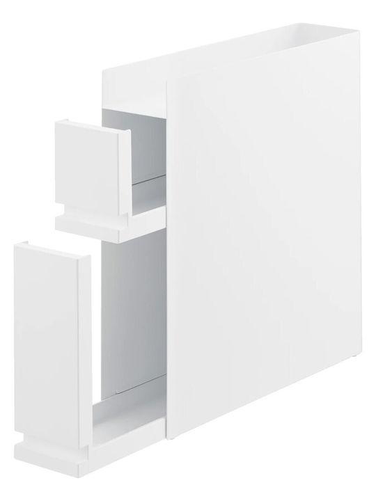 Yamazaki Wall Shelf Inox 93x52.5x12.5cm White