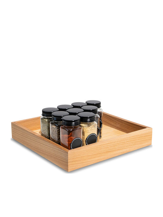 Creative Tischspiel Holz Basis 28x28x5cm Beige