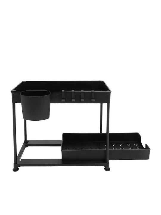 Tabletop Plastic Base Shelf 40.5x22.5x32cm