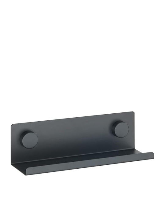 Wenko Raft Metalic De Perete 25x7.5x7.5cm Negru