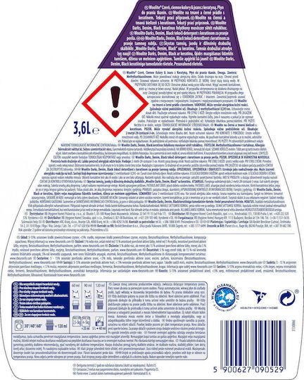 Woolite Flüssig Waschmittel für Schwarz Kleidung 3.6lt (60 Messbecher)