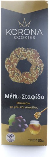 Korona Biscuiți Cu topping Miere 1buc 105gr