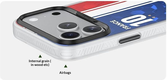 Benks D3 Football Theme Magsafe Σκληρή Θήκη Σιλικόνης Brazilian Wilderness Apple Iphone 17 Pro Max