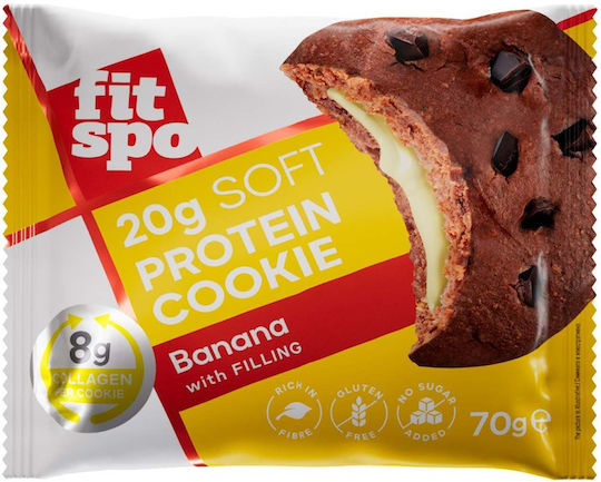 Fit Spo Μπισκότα Πρωτεΐνης Vanilla 70gr