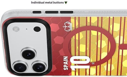 Benks D3 Football Theme Magsafe Σκληρή Θήκη Σιλικόνης Glory Blue Realm Apple Iphone 17 Pro Max
