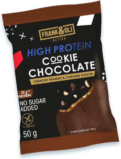 Frank&Oli Biscuiți Proteine Cu umplutură Fără Zahăr 1buc 50gr