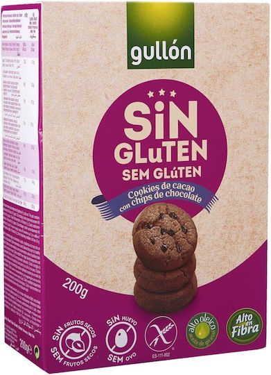 Gullon Kekse Mini Chips Mit Chips Schokolade 1Stück 200gr