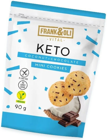 Frank&Oli Μπισκότα Βρώμης Χωρίς Ζάχαρη Vegan 90gr