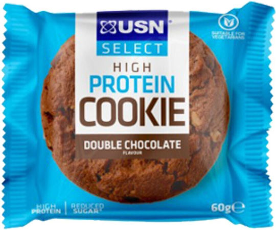 USN Biscuiți Proteine High Cu chipsuri Ciocolată dublă 12buc 60gr