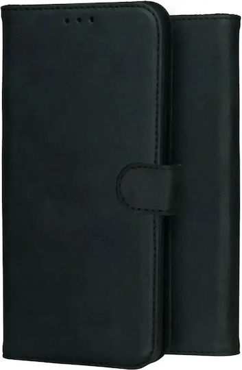 Husă OnePlus Nord 6 Rosso Deluxe din piele portofel negru 8719246588822