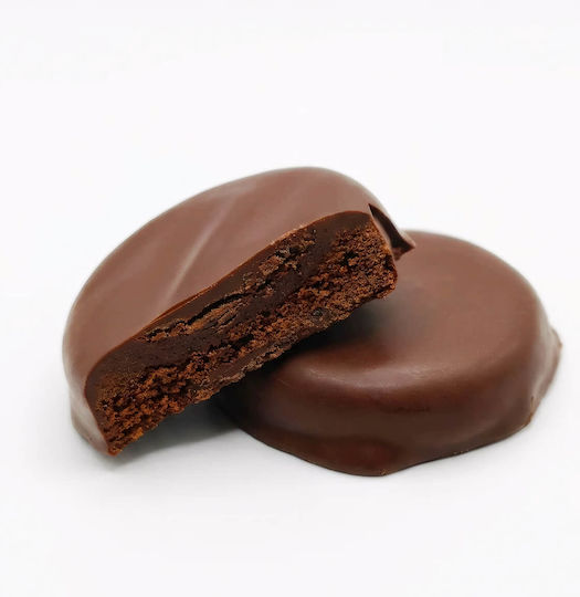 Nutriyummy Μπισκότα με Επικάλυψη & Γέμιση Brownie Χωρίς Ζάχαρη 128gr