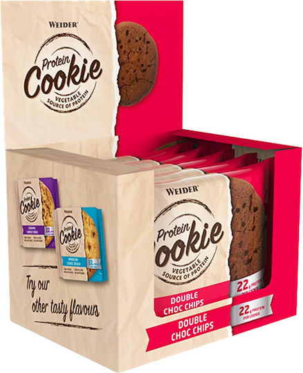 Weider Μπισκότα με Κομματάκια Chocolate 12τμχ 90gr