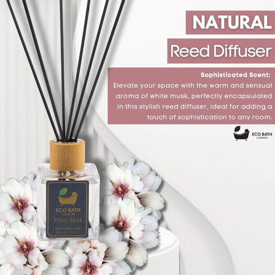 Diffuser Eco Bath London mit Duft White Musk 100ml