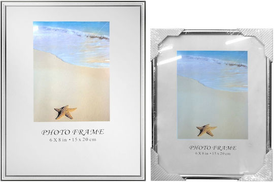 24home.gr Photo Frame with Silver Metallic Frame 15x20 24home.gr Photo Frame with Silver Metallic Frame 15x20